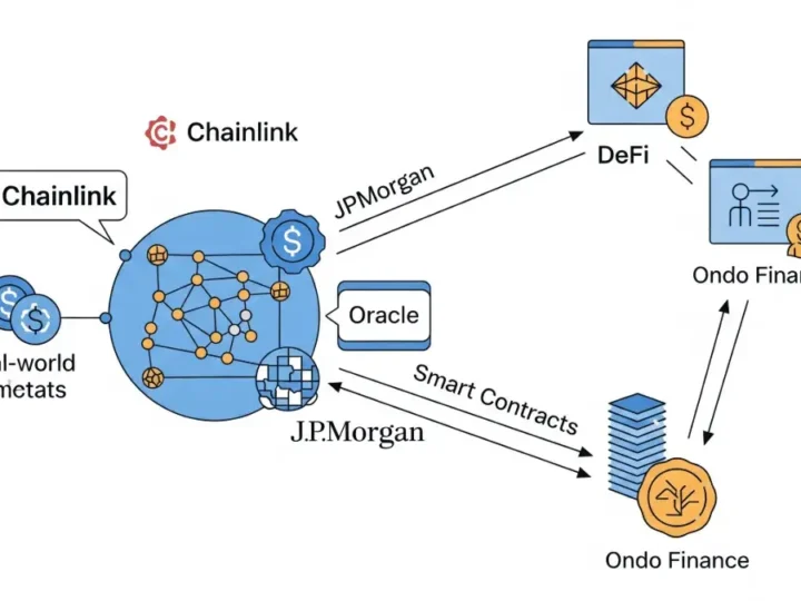 Прорыв в токенизации активов: Chainlink, JPMorgan и Ondo Finance совершают историческую транзакцию