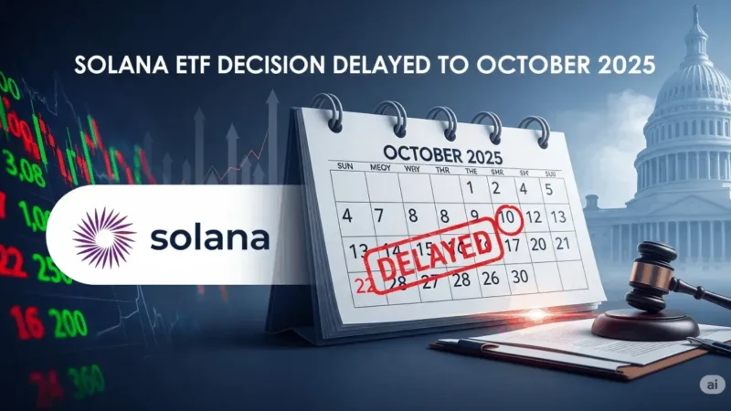 Комиссия по ценным бумагам и биржам (SEC) откладывает решение по Solana ETF, но оптимизм на рынке преобладает