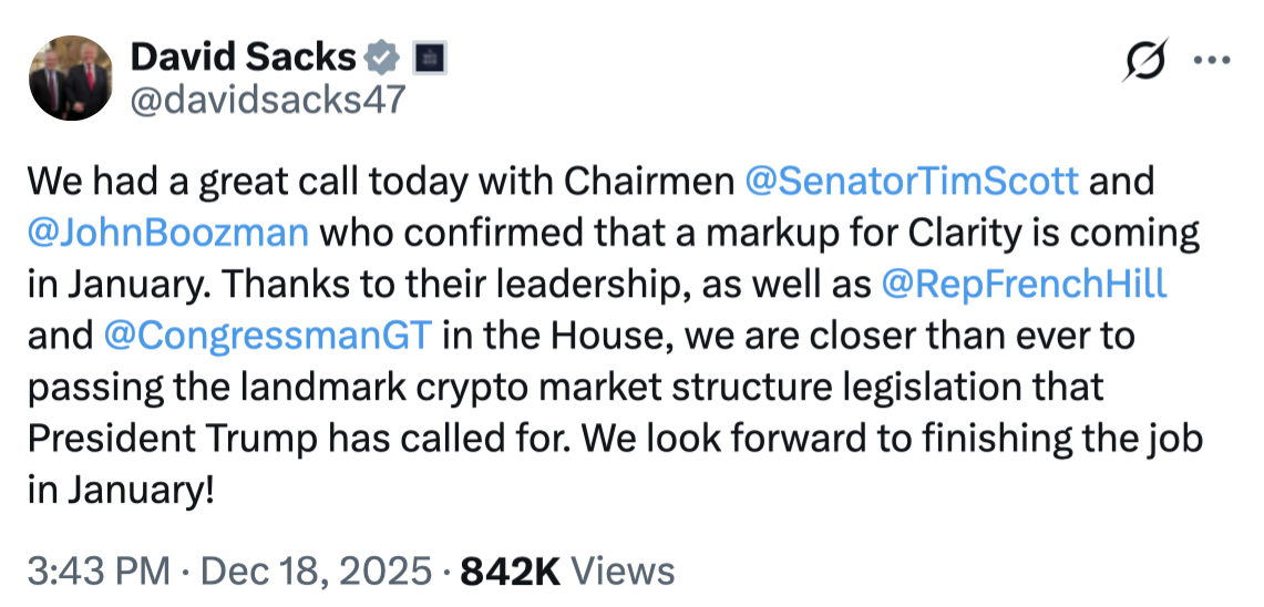 Information provided by David Sacks