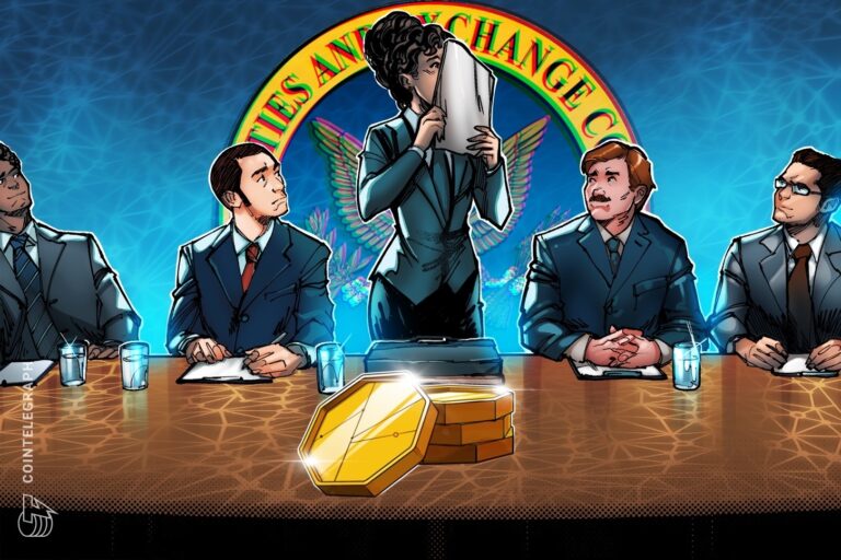 SEC representatives Hester Peirce and Paul Atkins at ETHDenver event source ethdenver