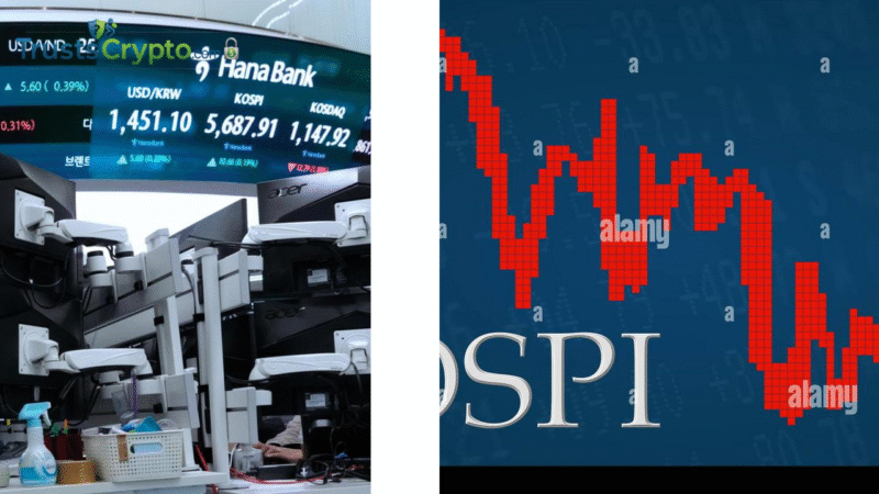 Korea Halts Trading as Kospi, Kosdaq Plunge 10% on Mideast Crisis