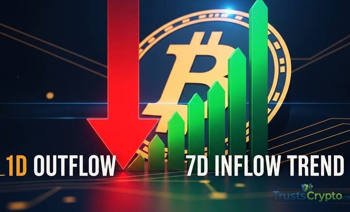 Apr 9 Bitcoin ETF Flow Update: 1D Outflow, 7D Inflow Trend