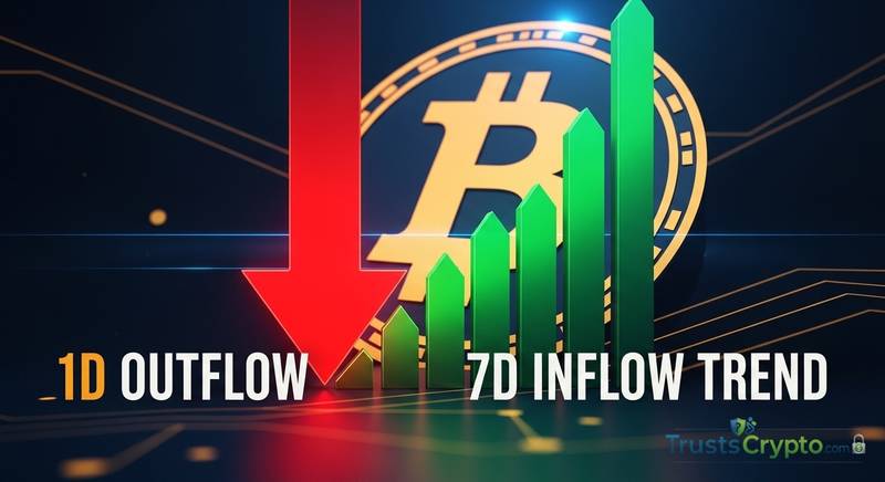 Apr 9 Bitcoin ETF Flow Update: 1D Outflow, 7D Inflow Trend