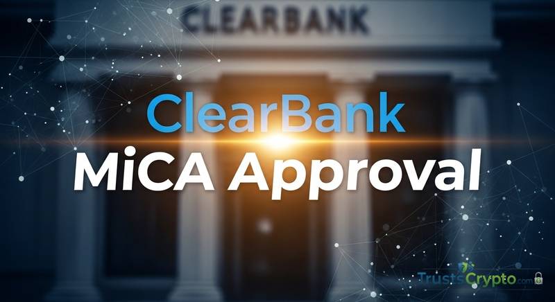 ClearBank becomes one of the first banks approved under the EU’s MiCA crypto regulation framework