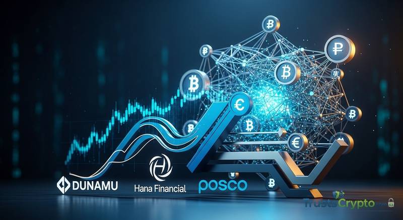 Dunamu, Hana Financial, POSCO Launch Blockchain Remittance Platform