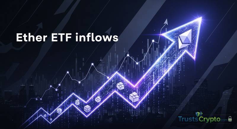 Ether ETFs Post 9th Straight Inflow Day With $43M Added