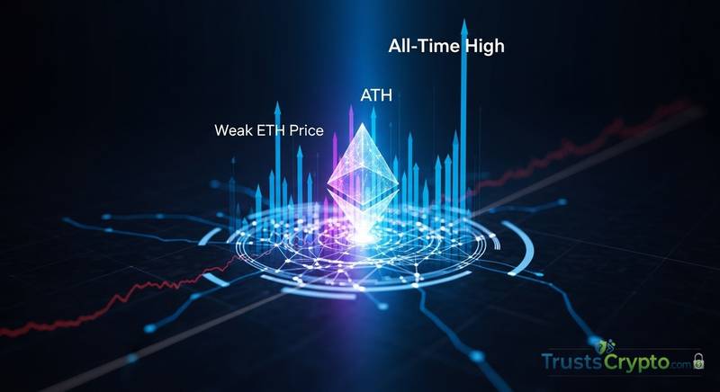 Ethereum Network Activity Hits ATH Despite Weak ETH Price