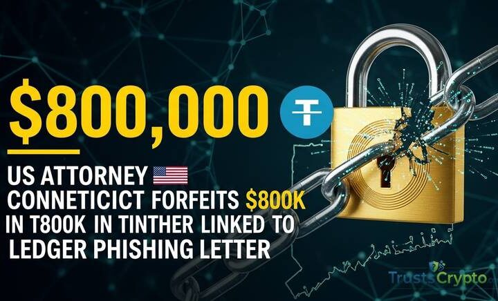 US Attorney Connecticut Forfeits $600K in Tether Linked to Ledger Phishing Letter