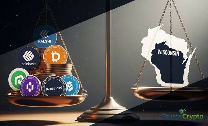 Wisconsin Sues Kalshi, Coinbase, Polymarket, Robinhood, Crypto.com