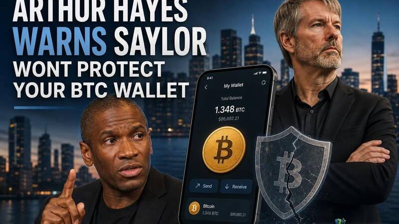 Arthur Hayes Warns Saylor Won’t Protect Your BTC Wallet