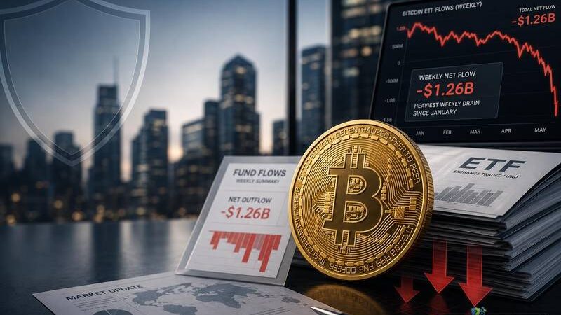 Bitcoin ETFs Bleed $1.26 Billion in Heaviest Weekly Drain Since January