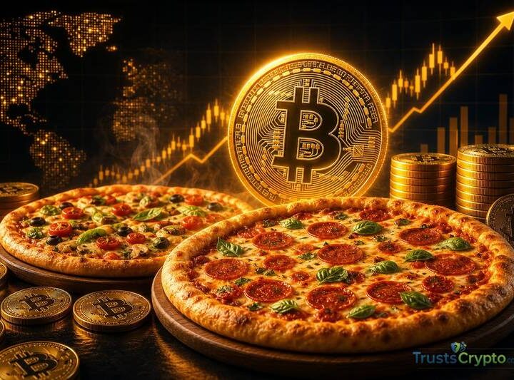 Bitcoin Pizza Day at 16: 10,000 BTC for Two Pizzas Is Now Worth Over $775M