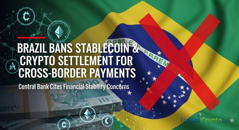 Brazil Central Bank Bans Stablecoin, Crypto Settlement for Cross-Border Payments