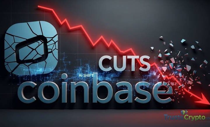 Coinbase Cuts 14% of Staff Amid Downturn, AI Shift