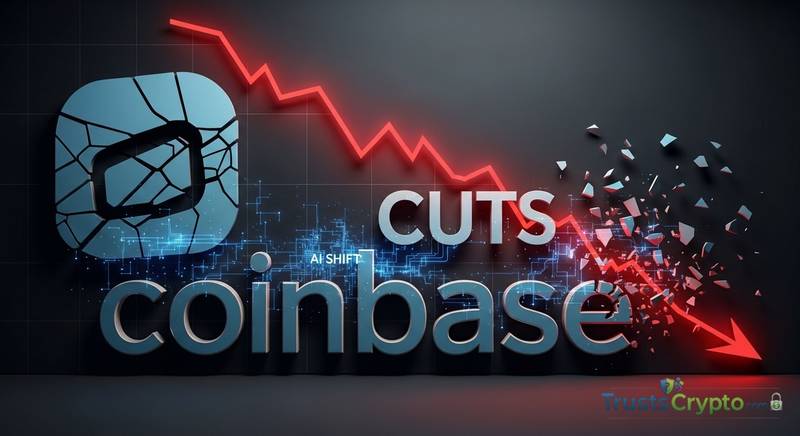 Coinbase Cuts 14% of Staff Amid Downturn, AI Shift