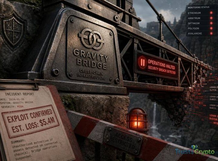 Gravity Bridge Halts Bridge After Reported $5.4M Exploit