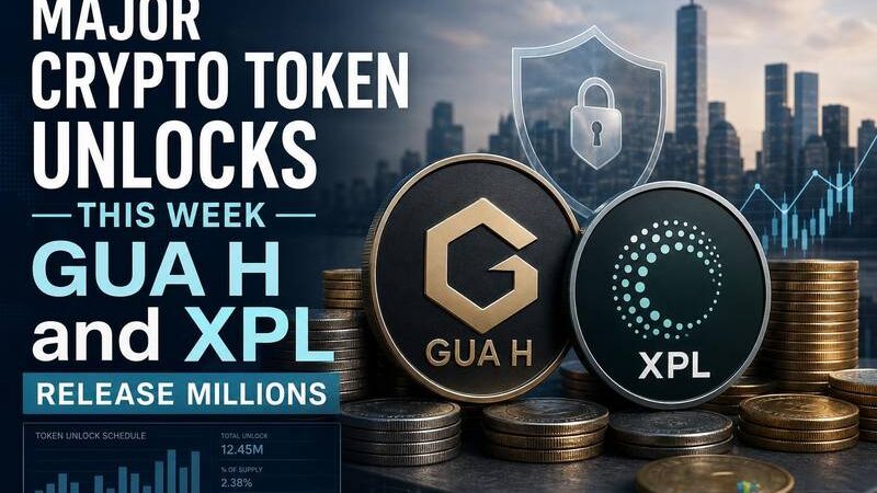 Major Crypto Token Unlocks This Week: GUA, H, and XPL Release Millions