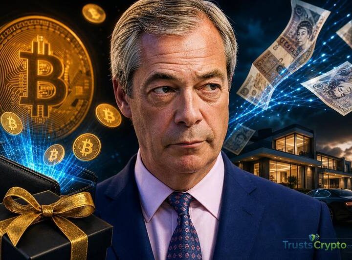 Nigel Farage Bought $1.8 Million Home After $6.7 Million Crypto Gift