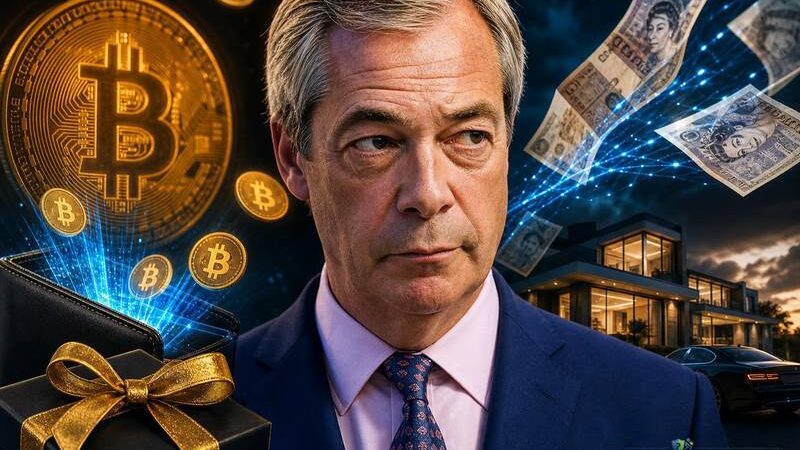 Nigel Farage Bought $1.8 Million Home After $6.7 Million Crypto Gift