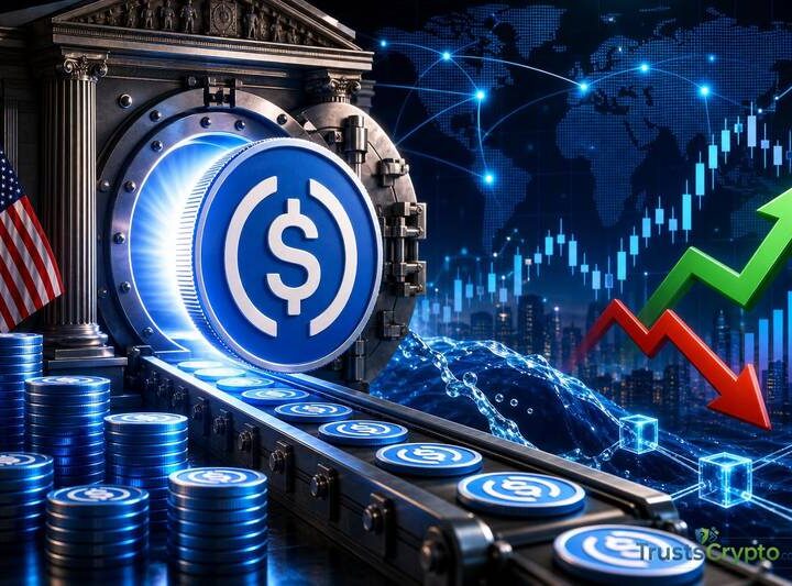 USDC Treasury Mints 699.3 Million USDC: Supply Impact and Market Focus