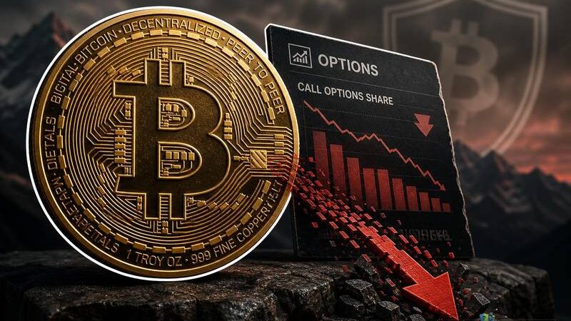 Bitcoin Call Options Share Falls as Open Interest Sentiment Shifts