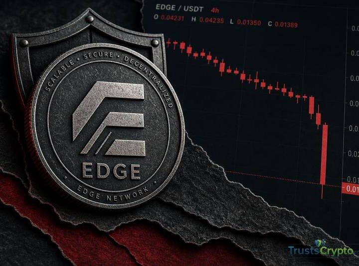EDGE Token Crashes 46% in Single 4-Hour Candle on Binance — What Happened?